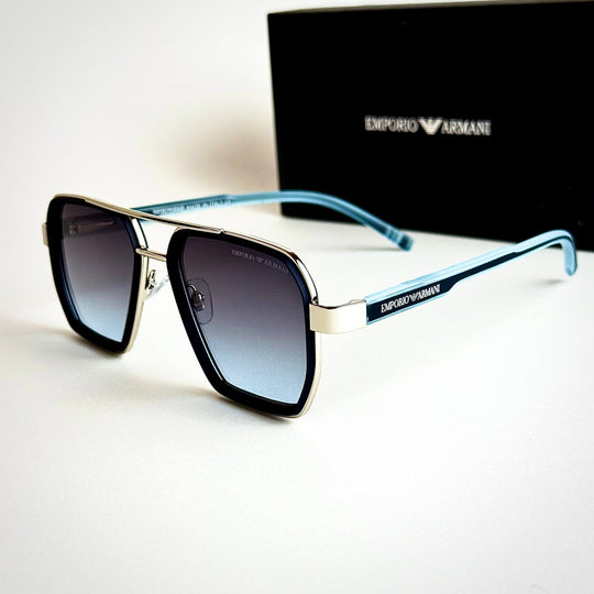 Emporio Armani EA4128 – Silver Blue Gradient