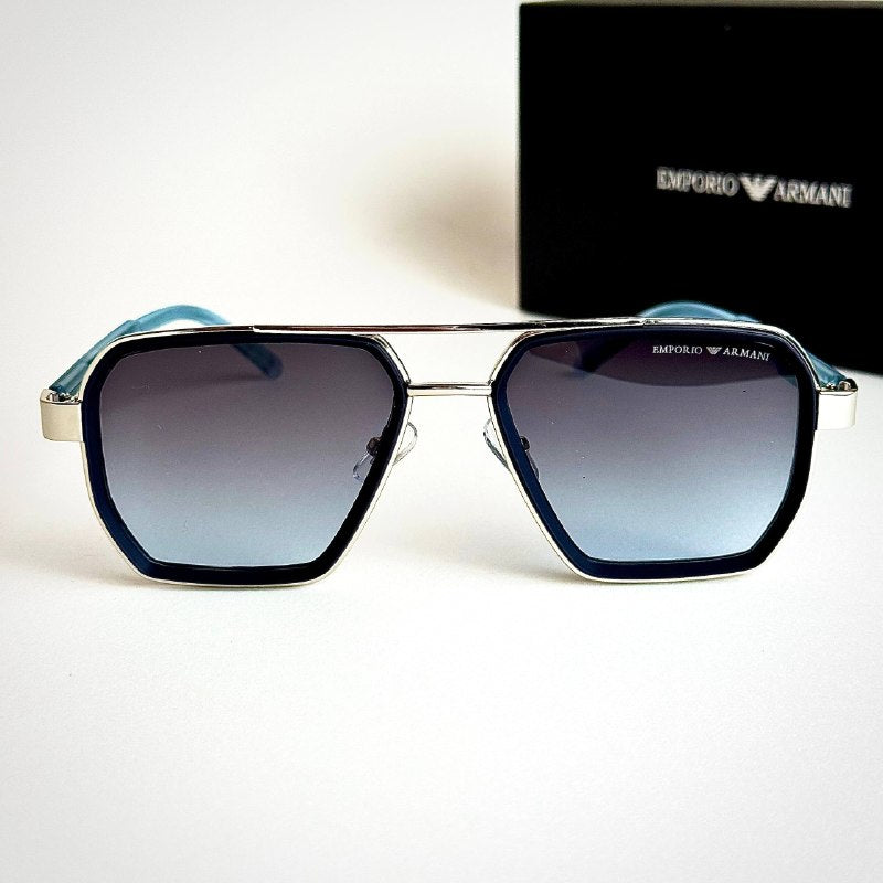 Emporio Armani EA4128 – Silver Blue Gradient