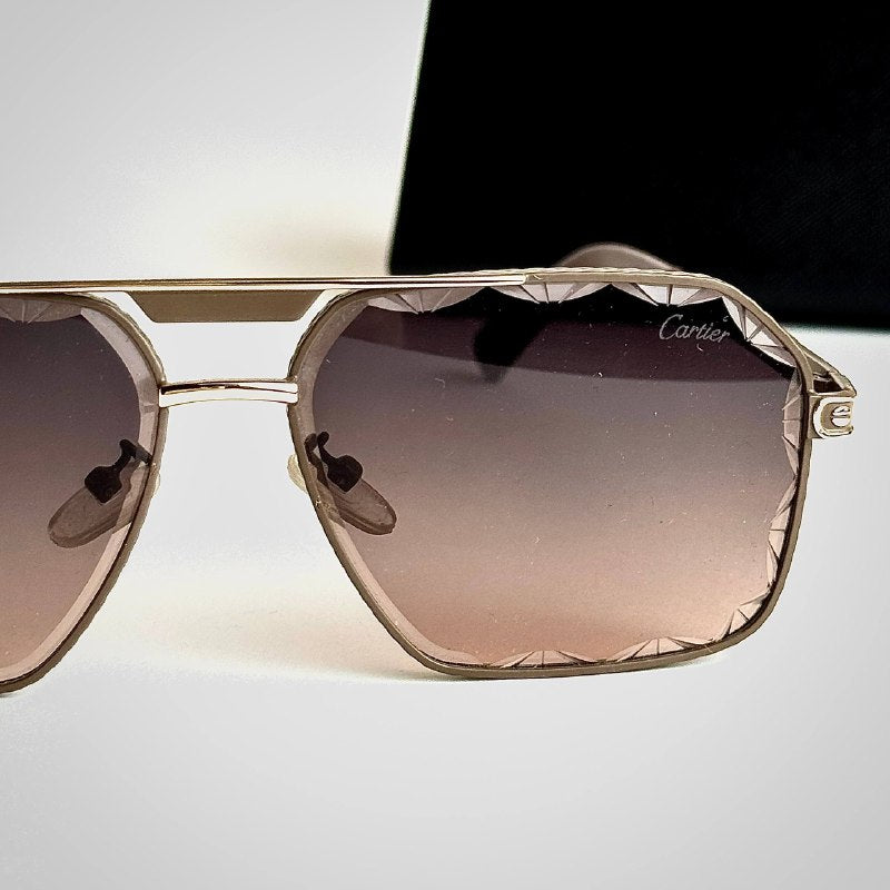 Cartier Santos – Rose Gold Brown Gradient