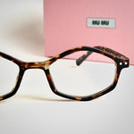 Miu Miu Octagon – Clear Havana