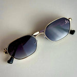 Miu Miu MU Signature – Gold Violet Gradient