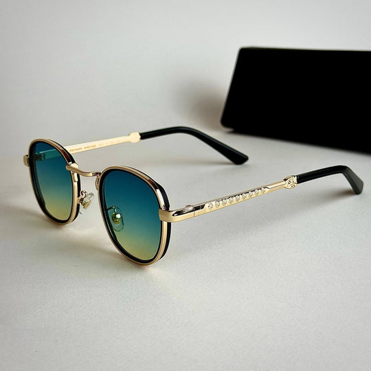 Gentle Monster Luna – Gold Blue Gradient