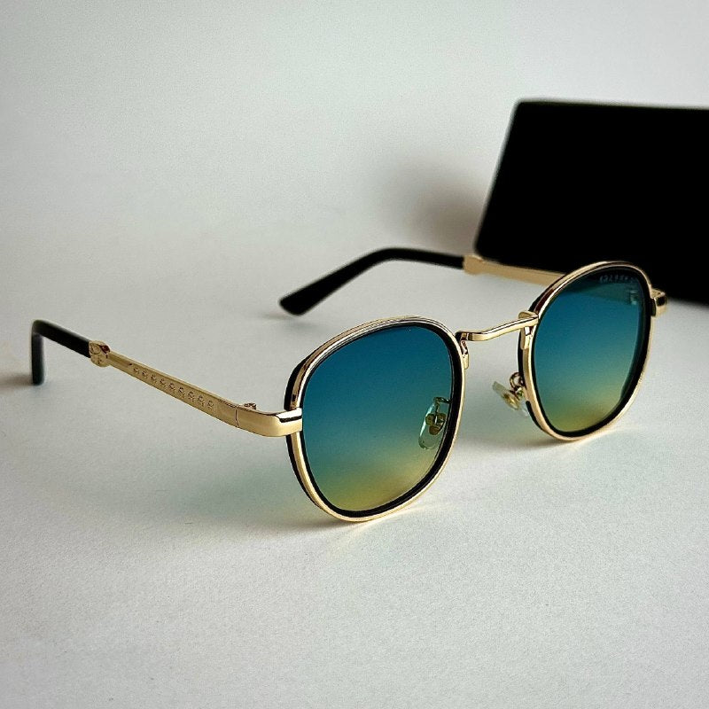 Gentle Monster Luna – Gold Blue Gradient