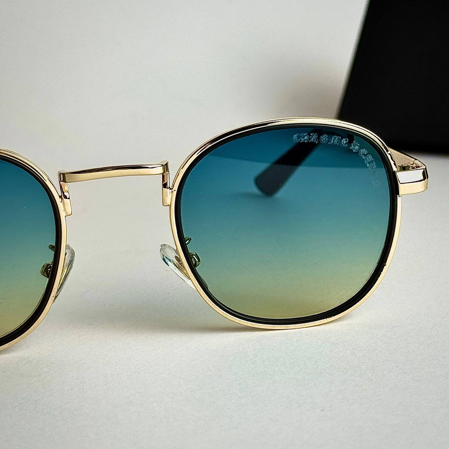 Gentle Monster Luna – Gold Blue Gradient