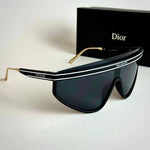 Dior Visor Shield – Black Gold