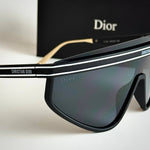 Dior Visor Shield – Black Gold