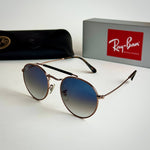 Ray-Ban Round RB3447 – Rose Gold Blue Gradient