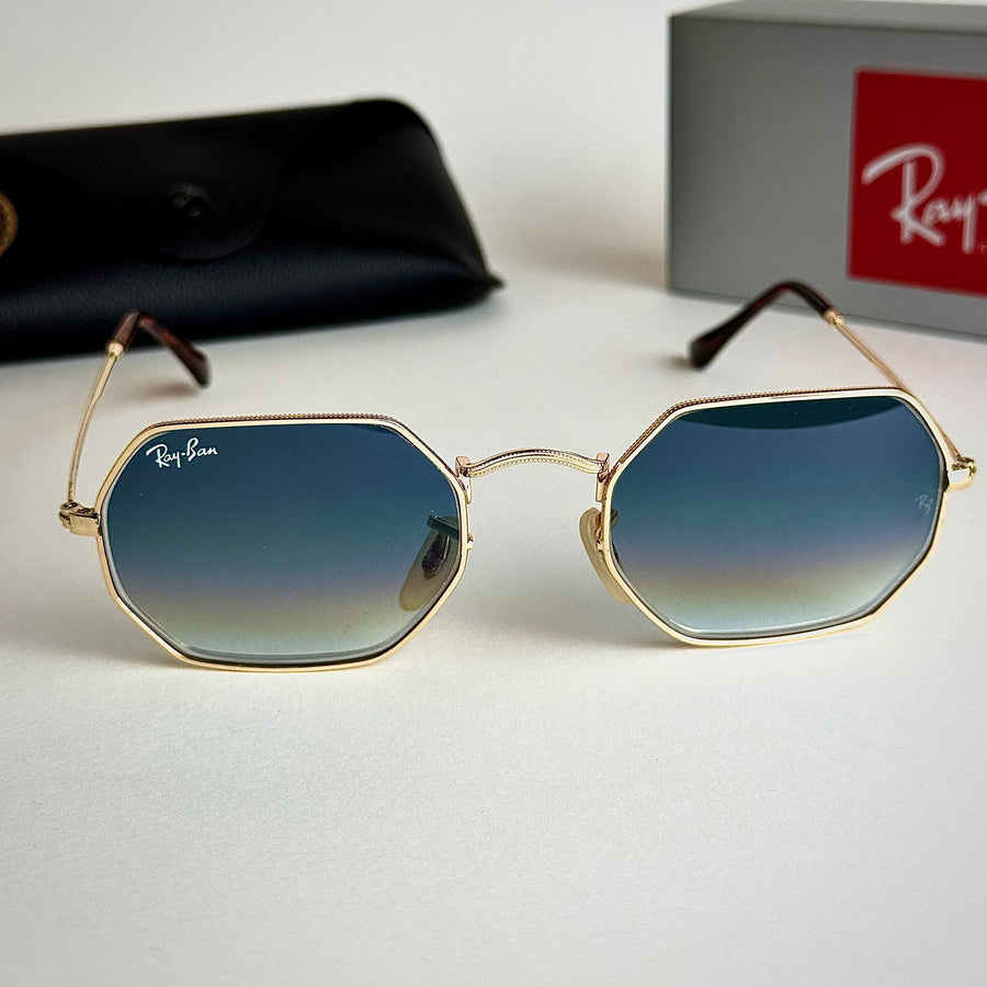 Ray-Ban RB3548N – Gold Blue Gradient