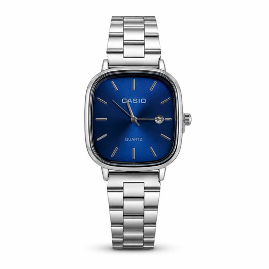 Casio Quartz - Silver Blue