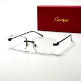 Cartier Rimless CT0092O – Black Clear