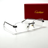 Cartier Rimless CT0092O – Black Clear