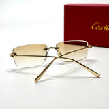 Cartier Rimless CT0092O – Gold Champagne