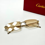Cartier Rimless CT0092O – Gold Champagne