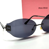 Miu Miu Logo Rimless MU 54YS – Full Black