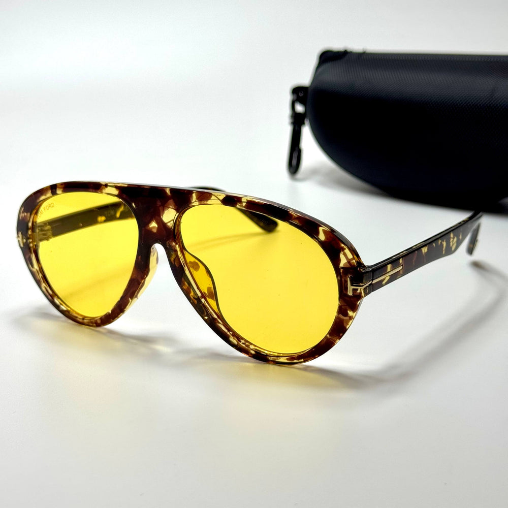 Tom Ford Aviator TF9149 – Tortoise Yellow