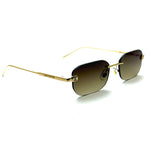 LV Rimless - Gradient Brown