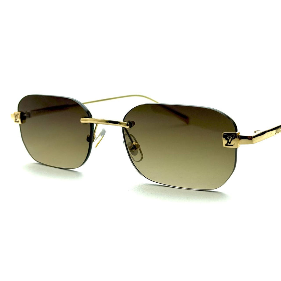 LV Rimless - Gradient Brown