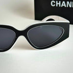Chanel Cat-Eye CH6056 N – Black White