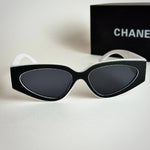 Chanel Cat-Eye CH6056 N – Black White