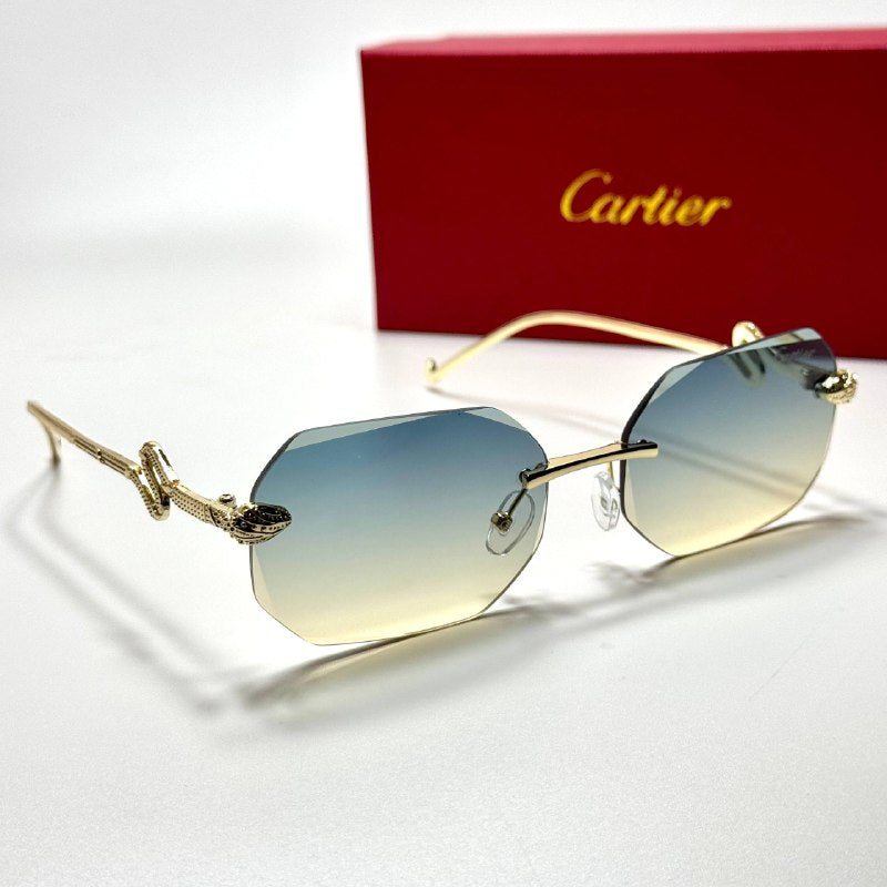 Miu Miu Geometric SMU54Y – Gold Grey