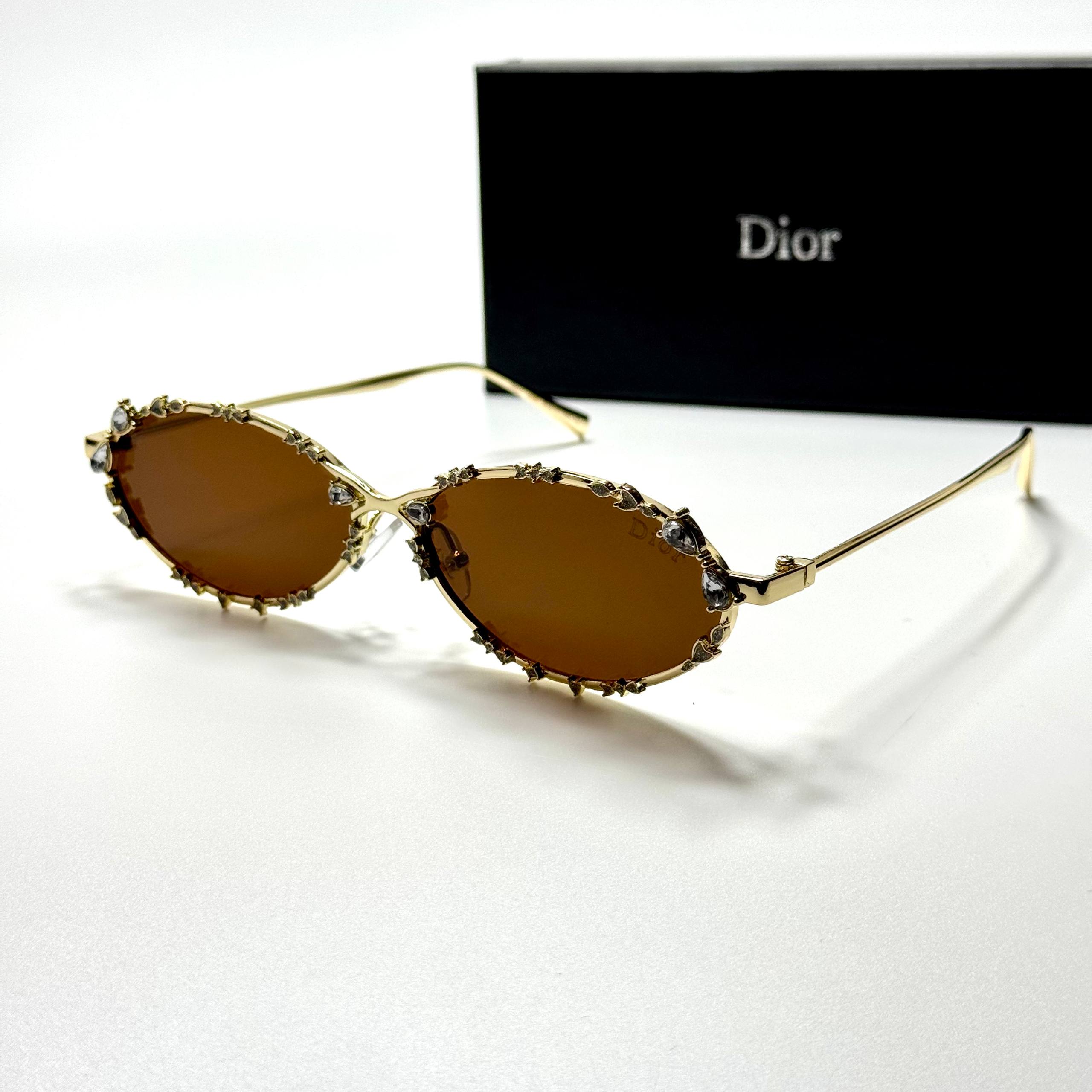 Dior Oval CD4012 – Gold Brown