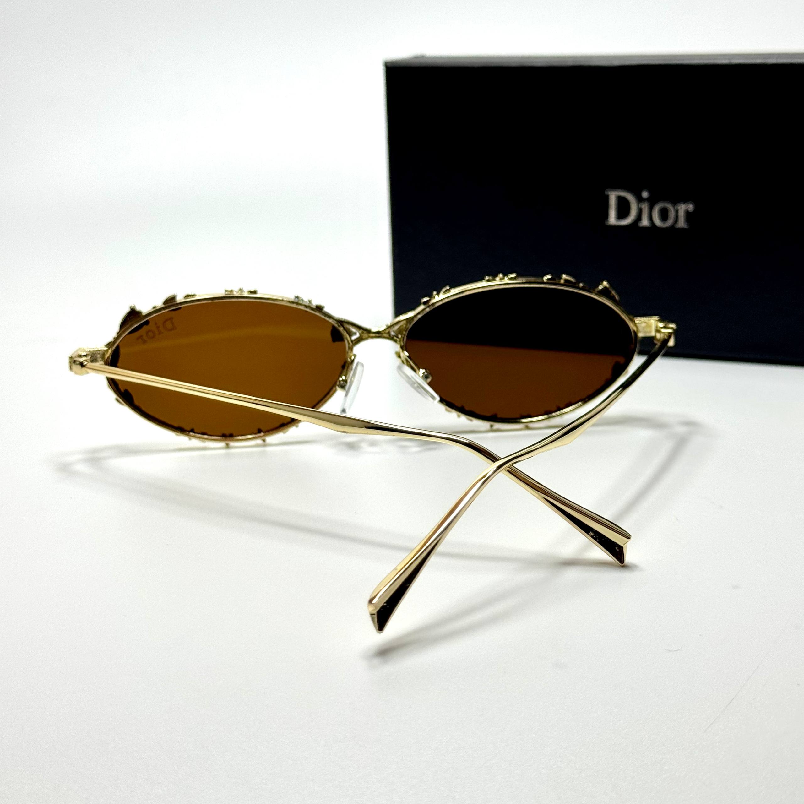 Dior Oval CD4012 – Gold Brown