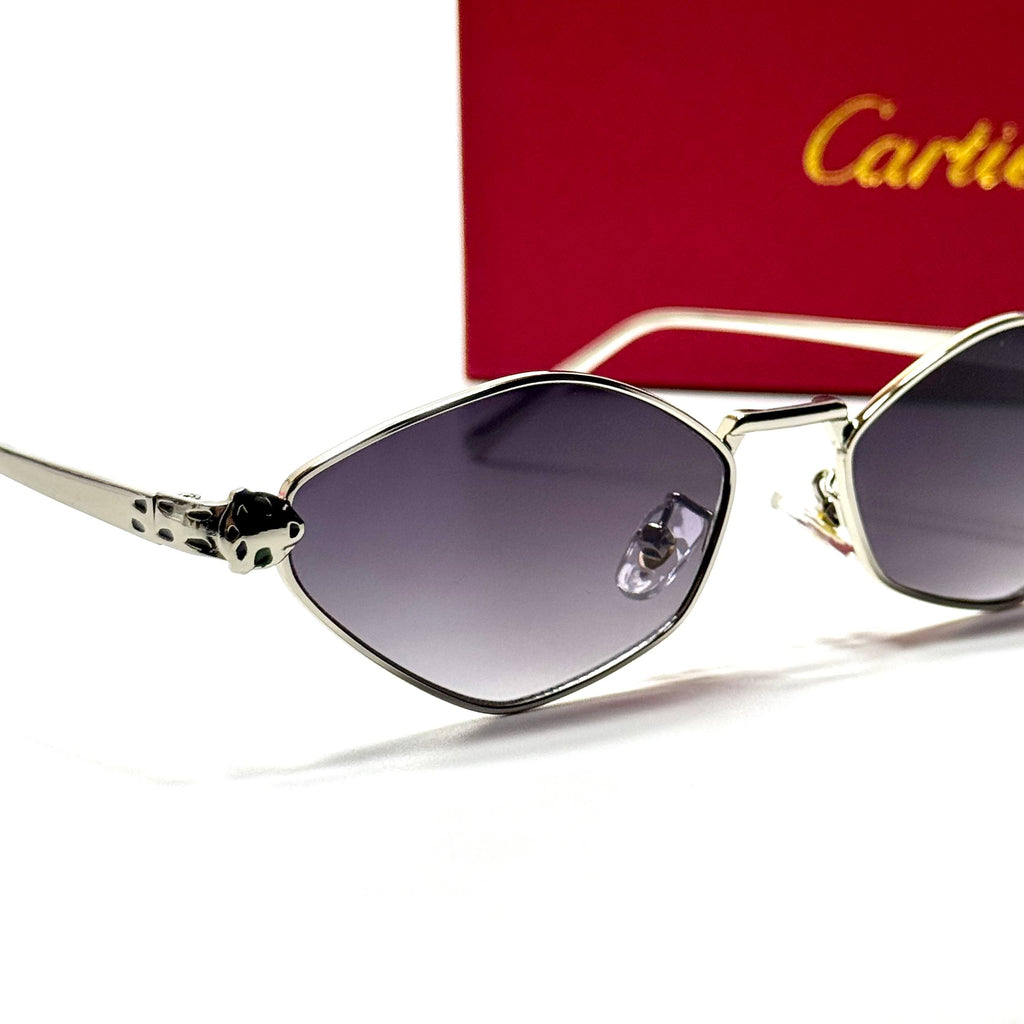 Cartier Geometric CT0456S – Silver Violet