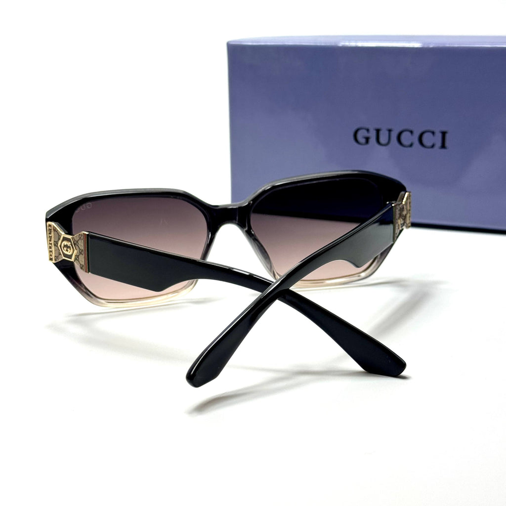 Gucci Square GG1421S – Black Brown Gradient