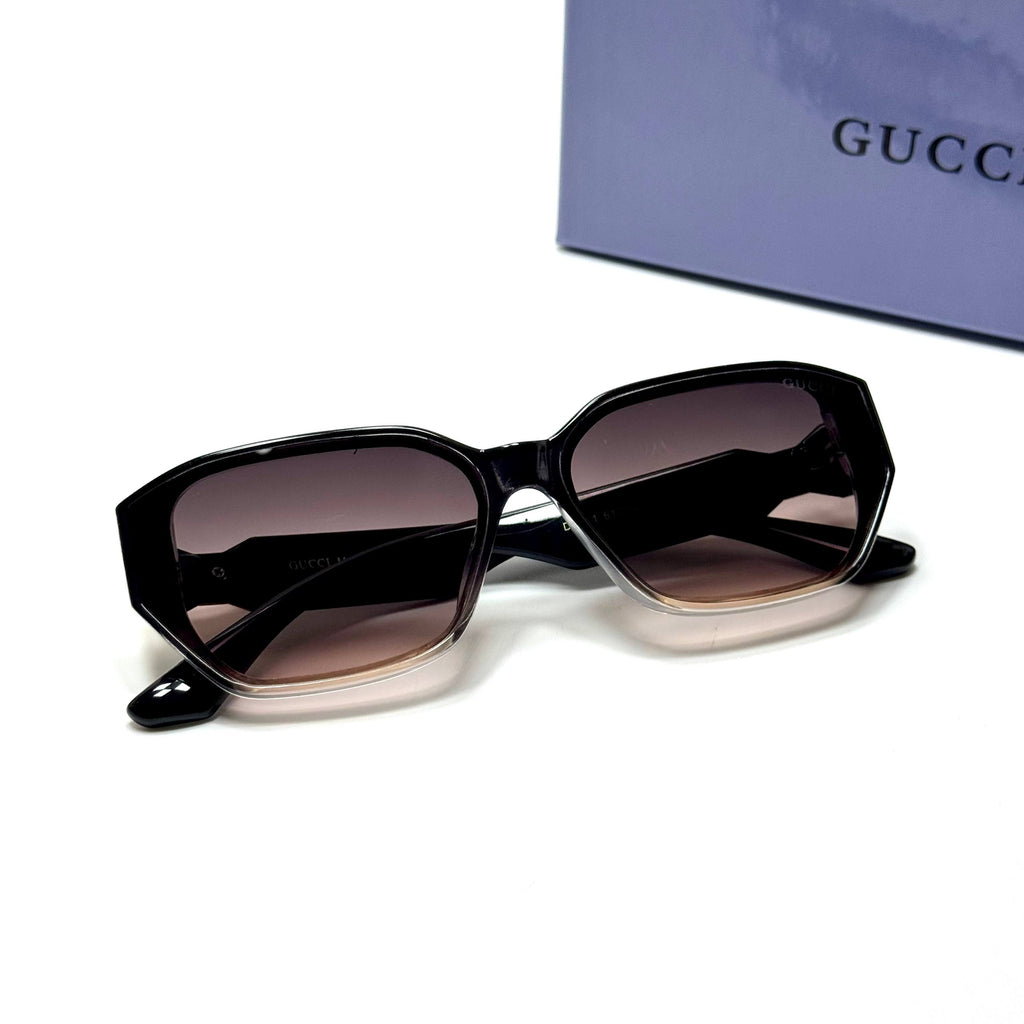 Gucci Square GG1421S – Black Brown Gradient