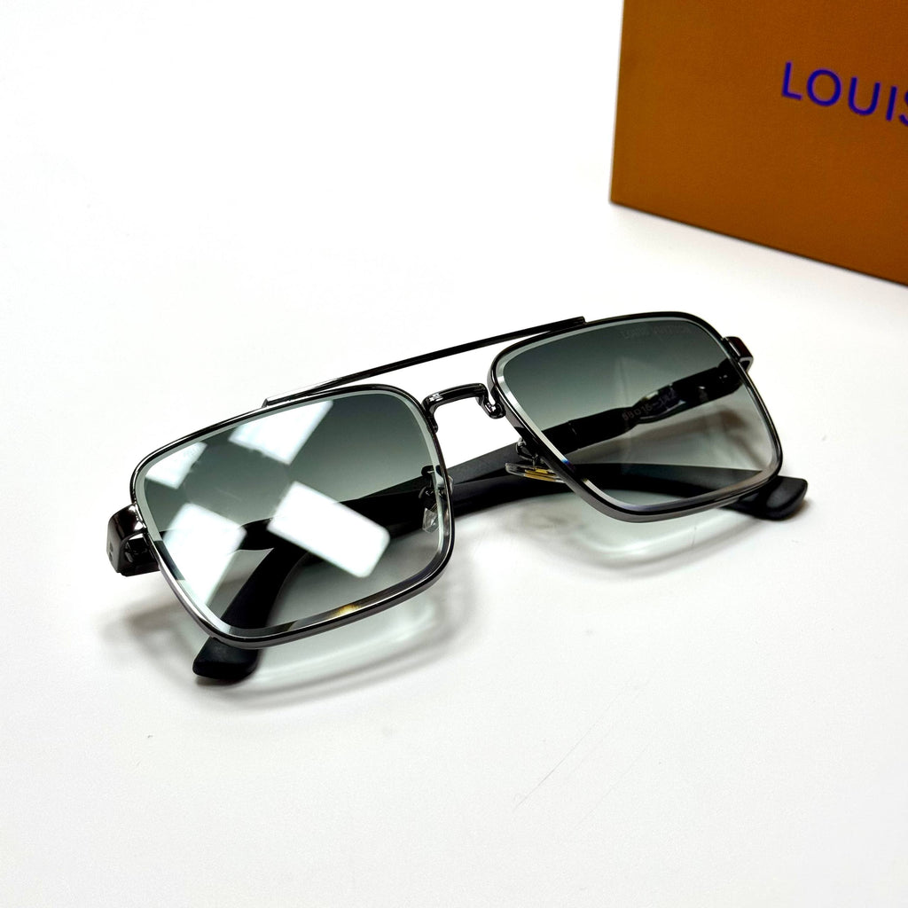 Louis Vuitton Square LV1216 – Black Green Gradient