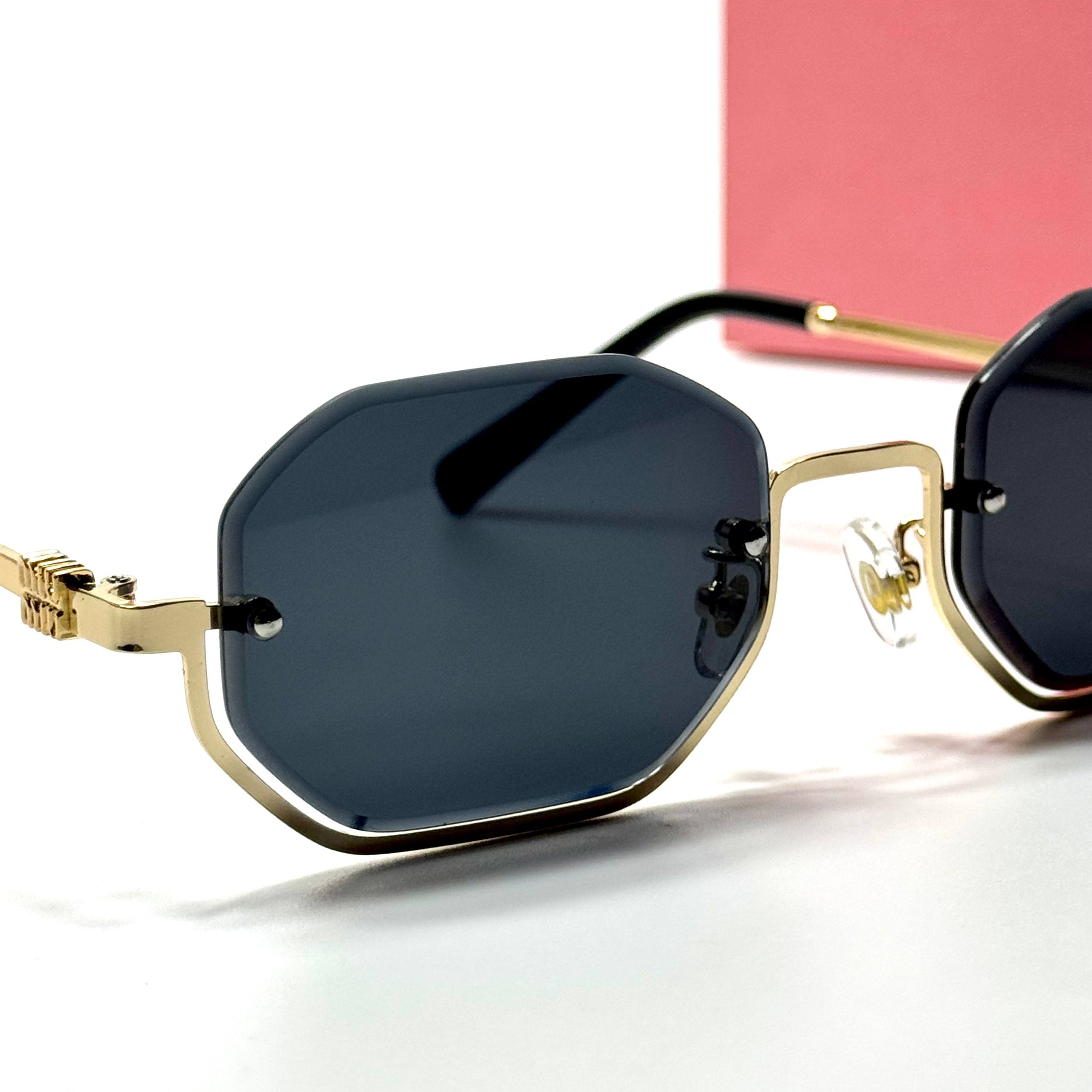 Miu Miu Geometric SMU56Z – Gold Black