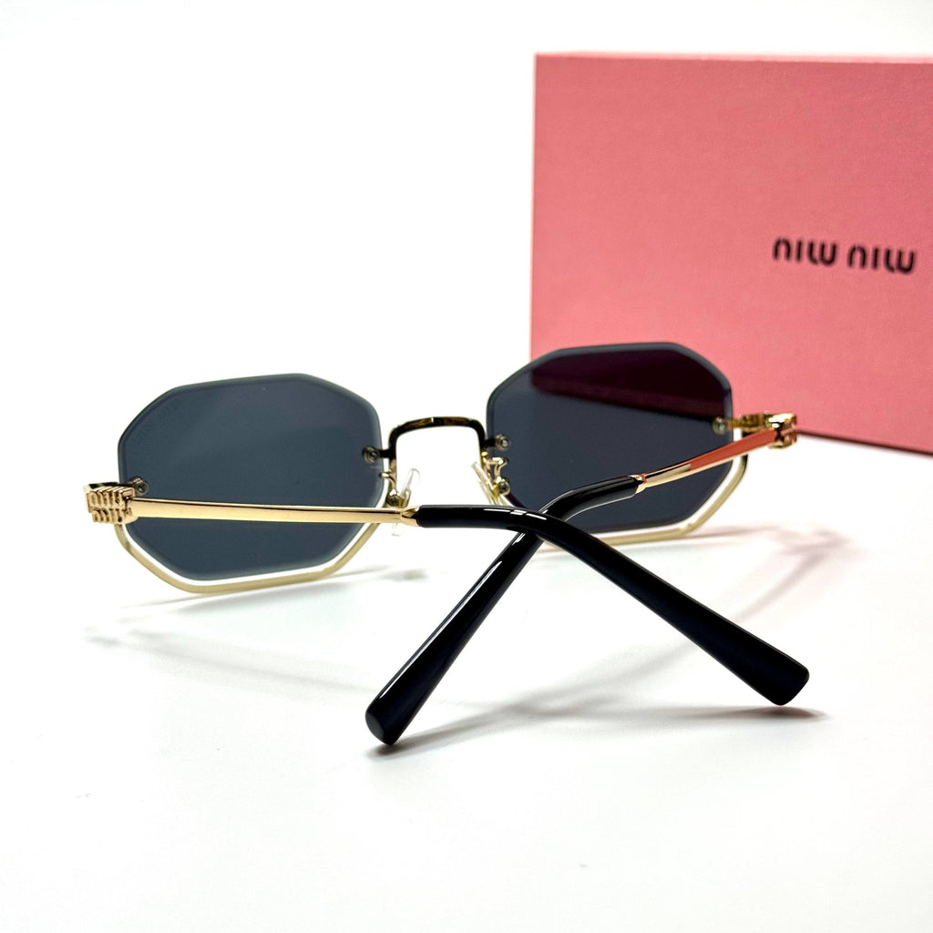 Miu Miu Geometric SMU56Z – Gold Black