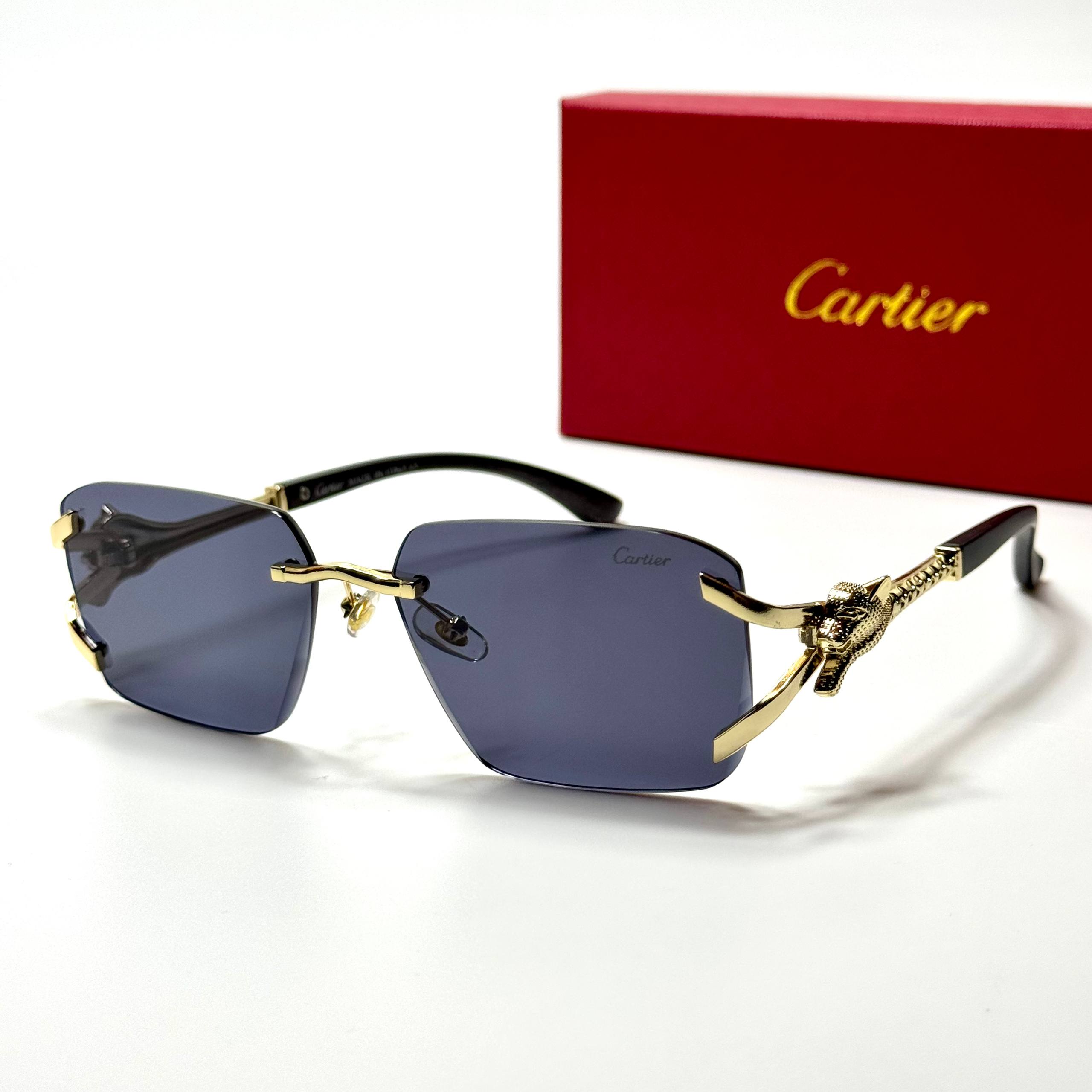 Cartier Rimless Panthère CT0432S – Gold Black