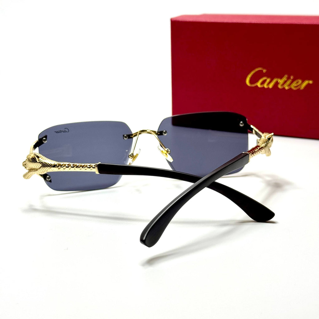 Cartier Rimless Panthère CT0432S – Gold Black