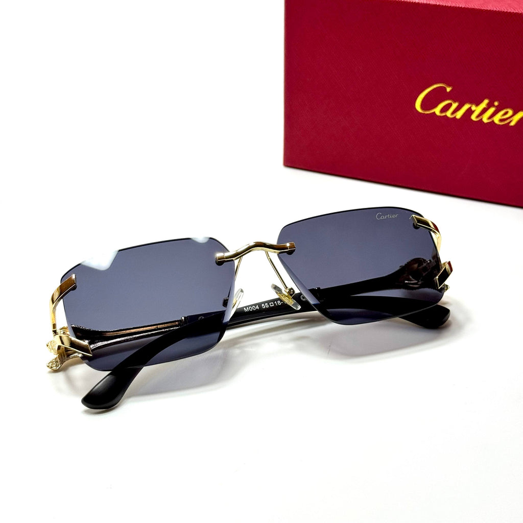 Cartier Rimless Panthère CT0432S – Gold Black