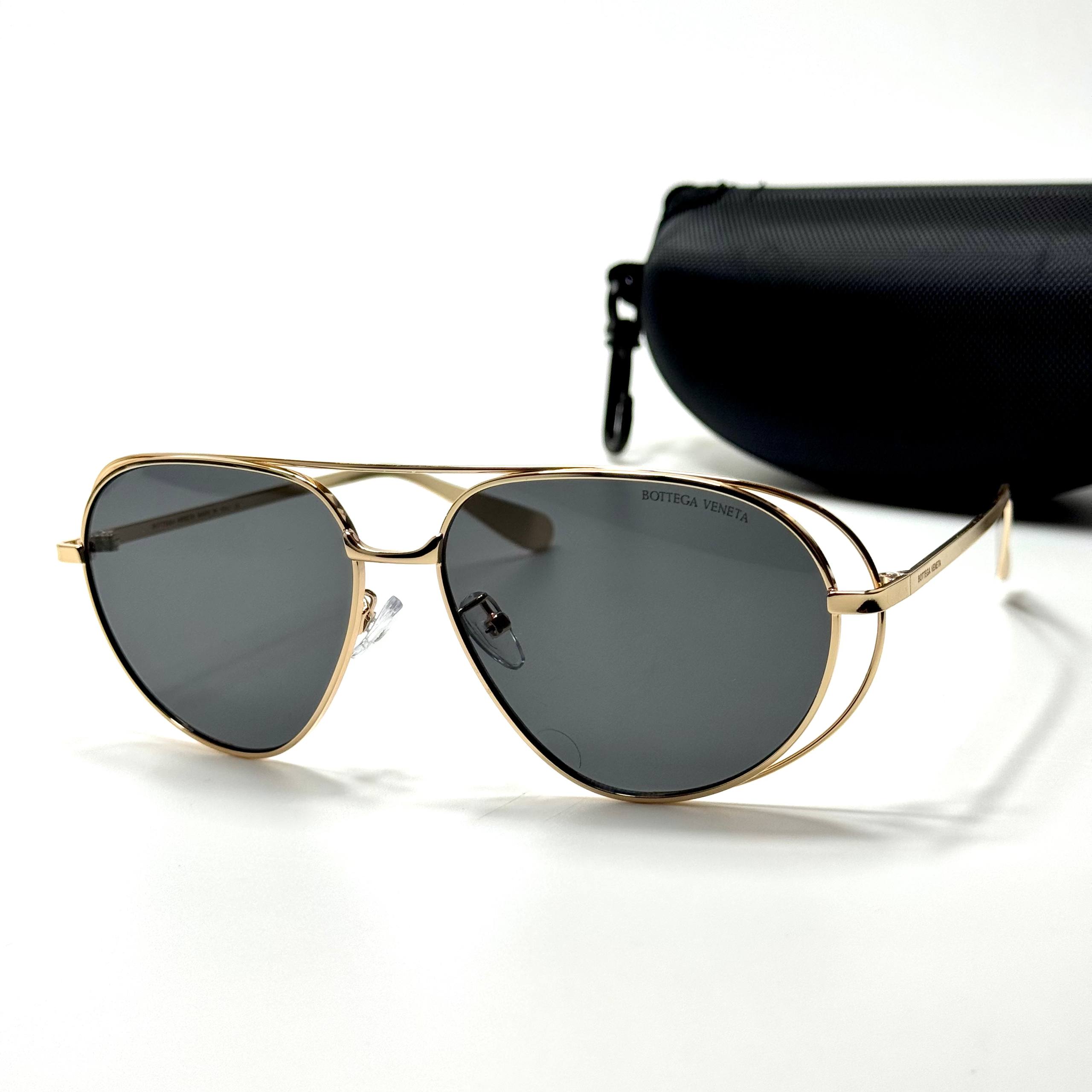 Bottega Veneta Aviator BV1278S – Gold Black