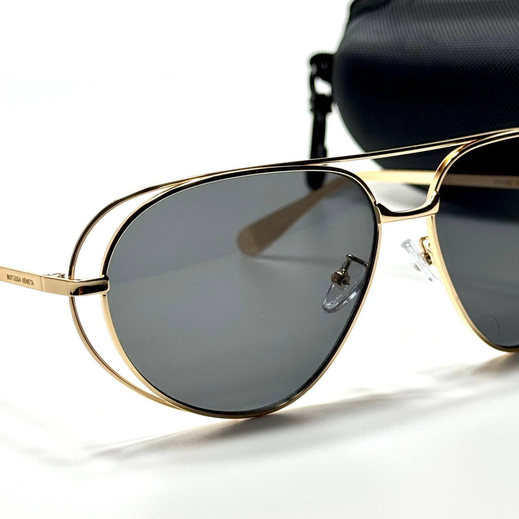 Bottega Veneta Aviator BV1278S – Gold Black