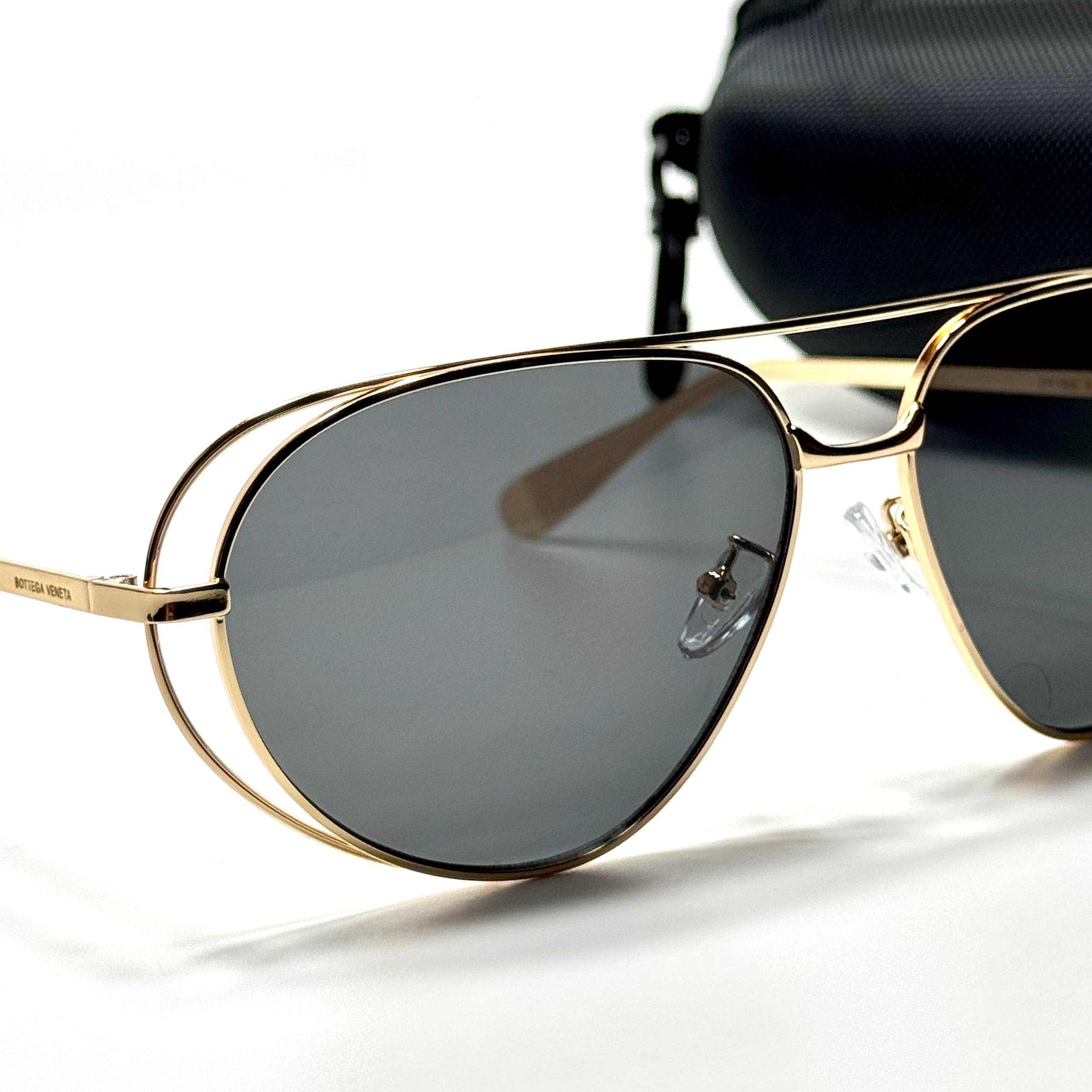 Bottega Veneta Aviator BV1278S – Gold Black