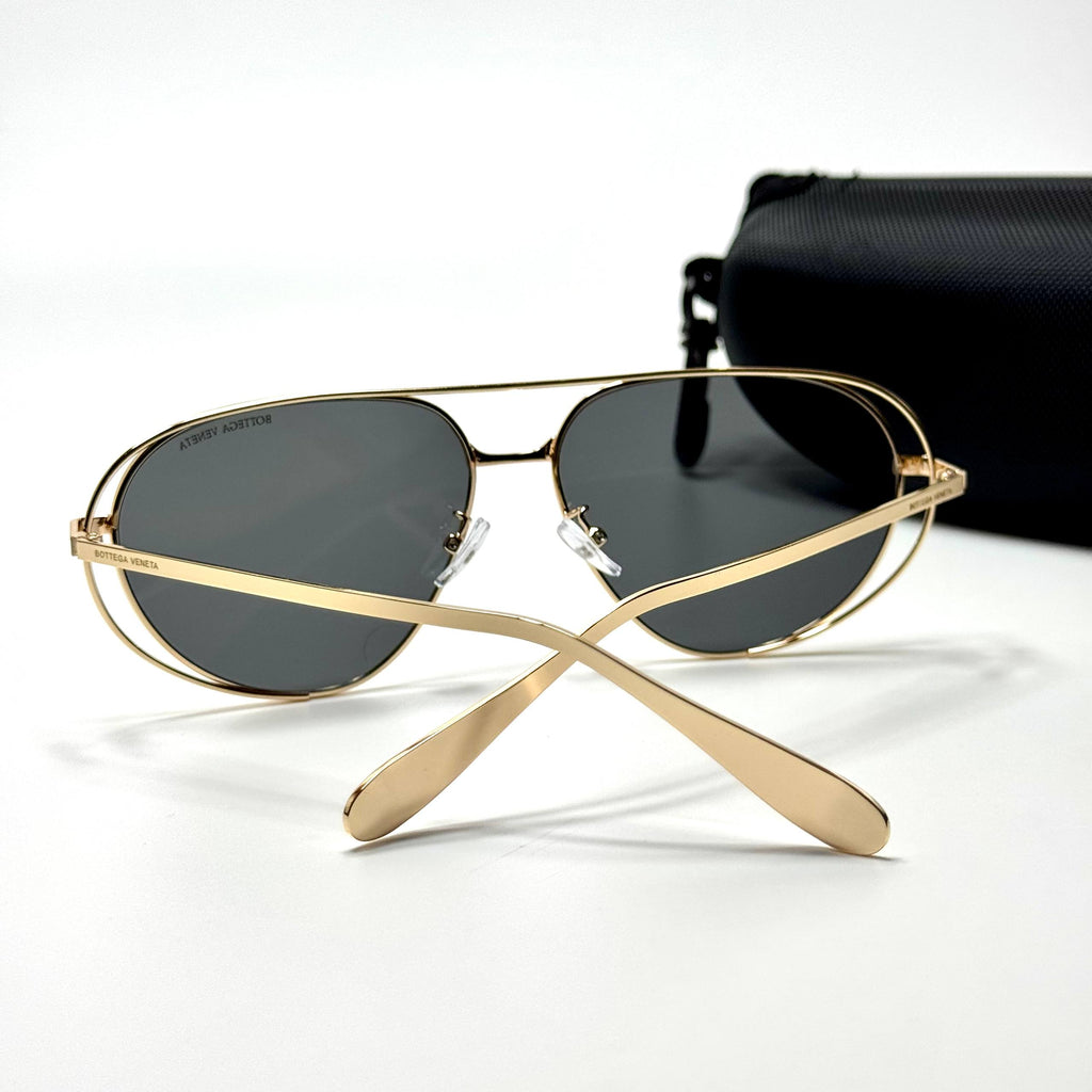 Bottega Veneta Aviator BV1278S – Gold Black