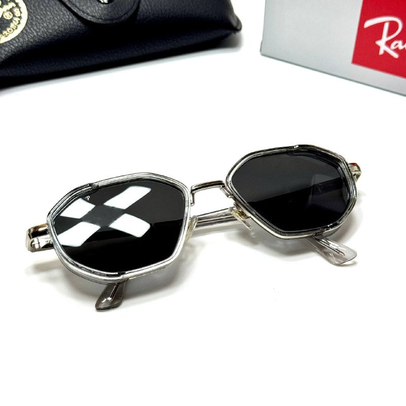 Ray-Ban Geometric RB3766 – Clear black