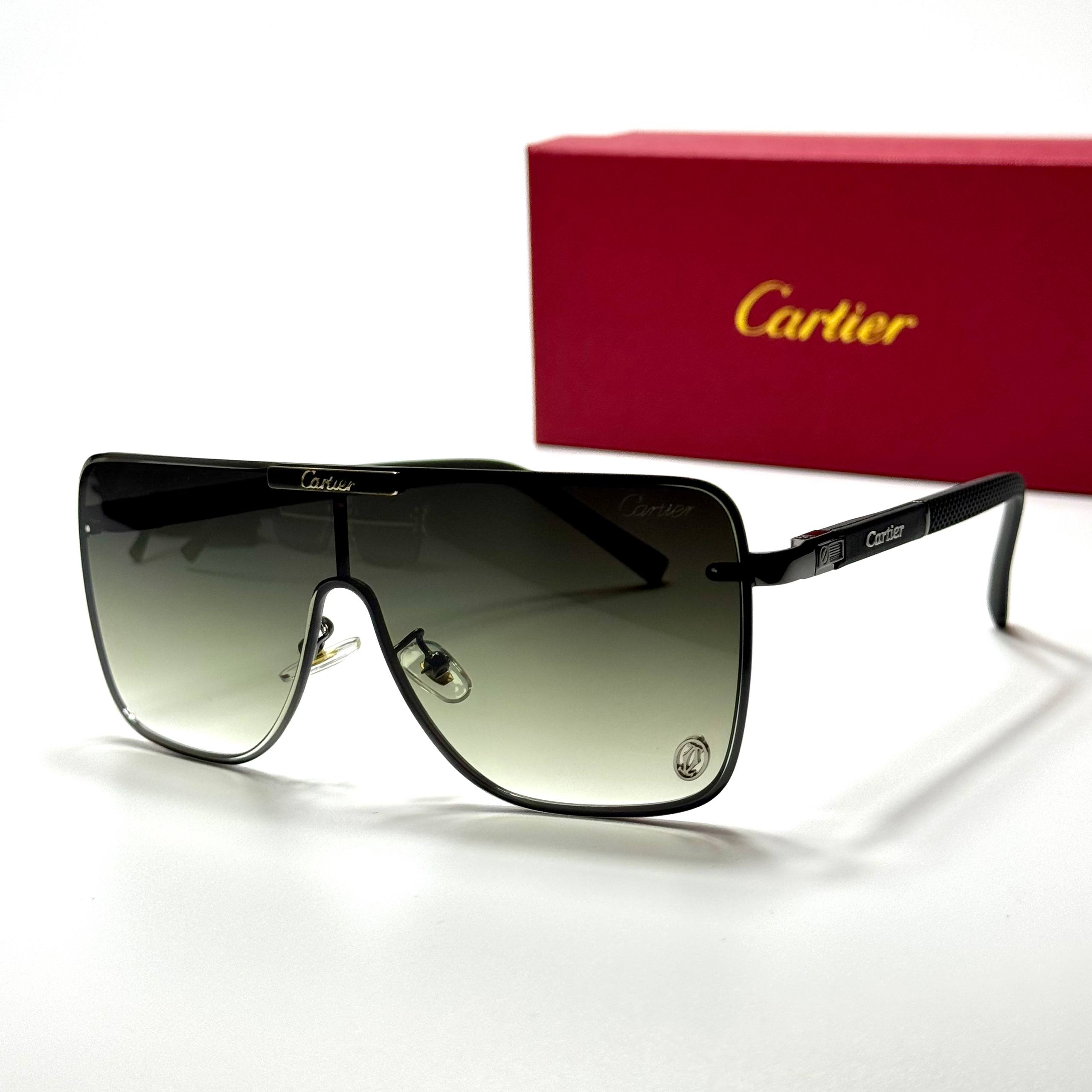Cartier Shield CT0432S – Black Gradient