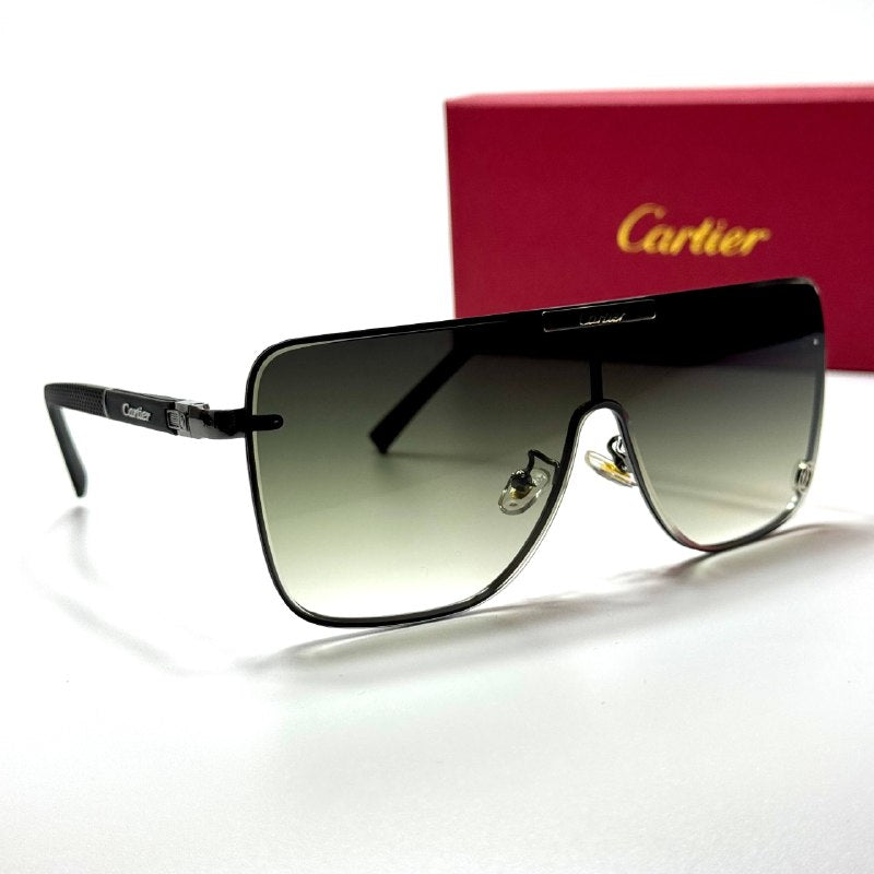 Cartier Shield CT0432S – Black Gradient