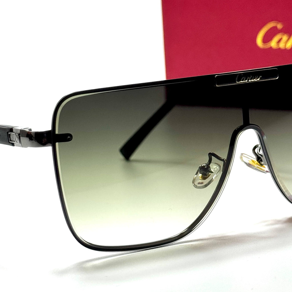 Cartier Shield CT0432S – Black Gradient