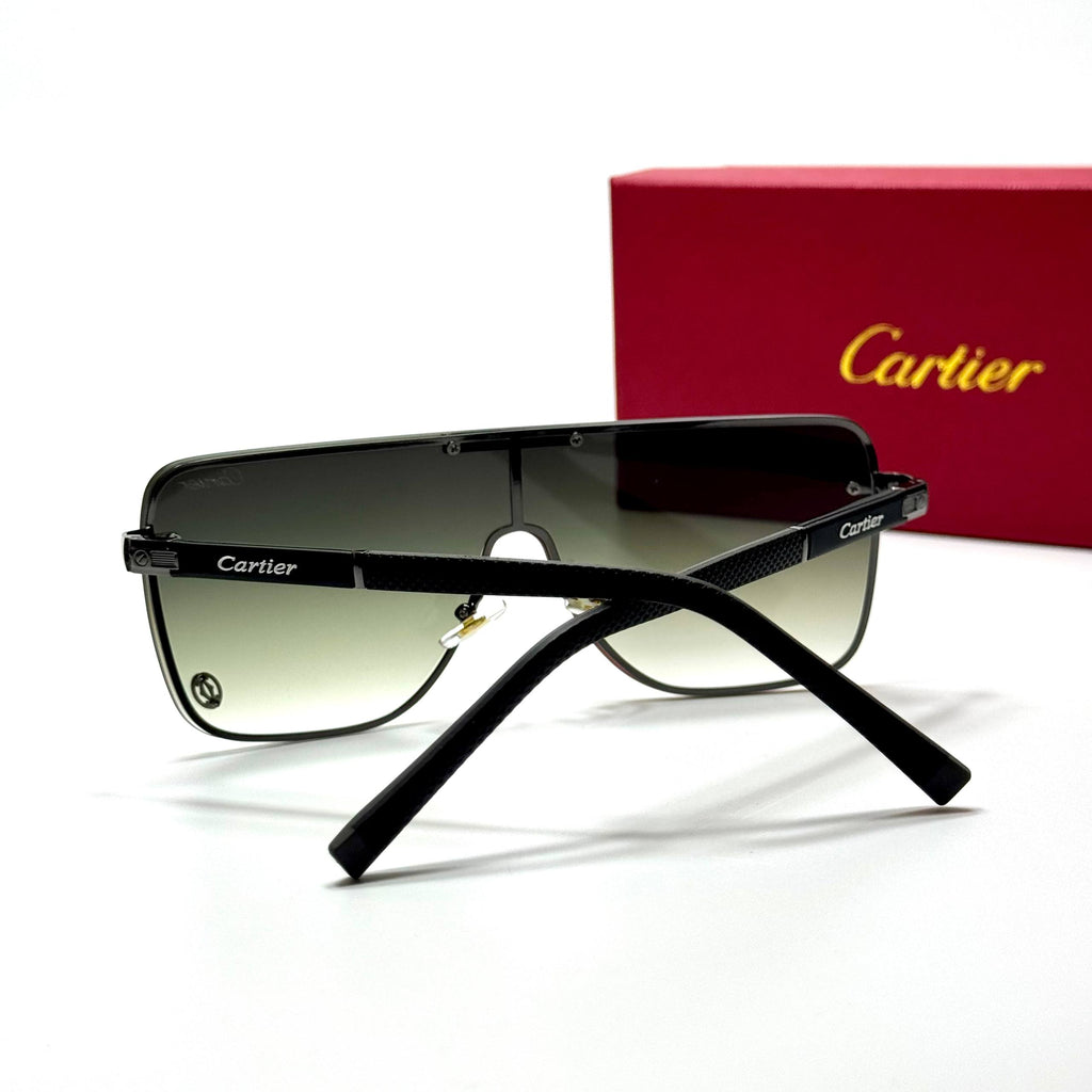 Cartier Shield CT0432S – Black Gradient