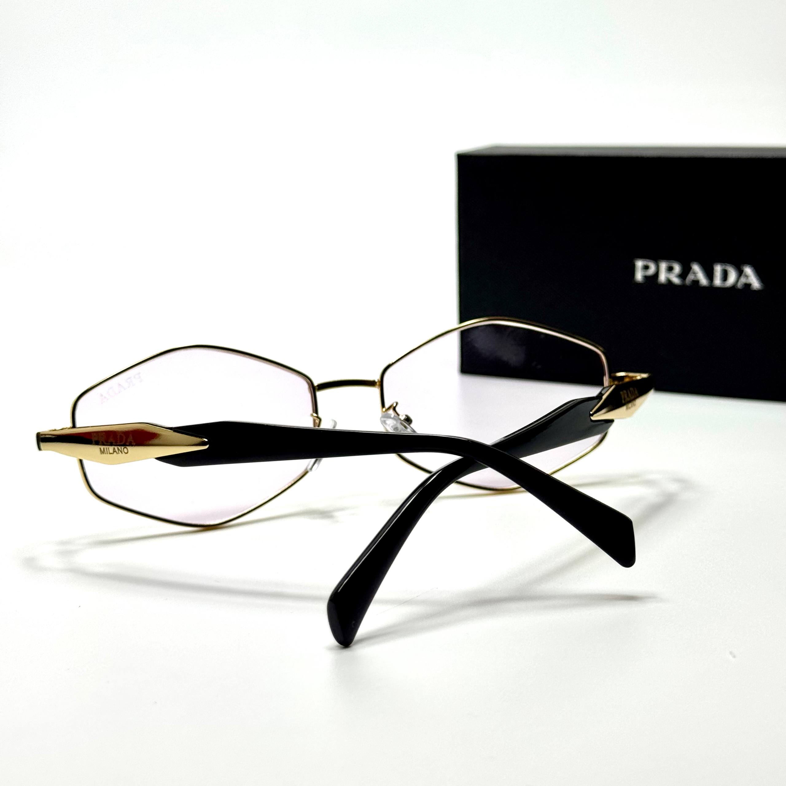Prada Geometric PR68YS – Gold Pink