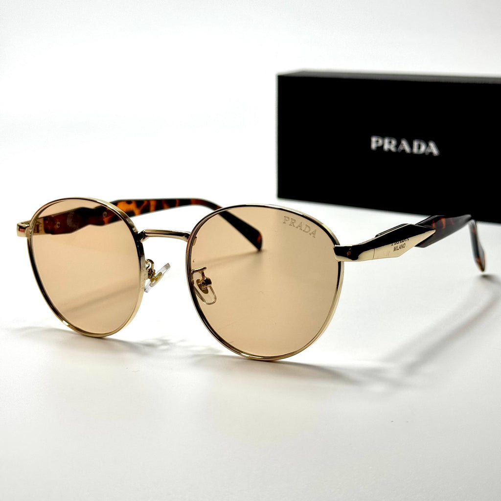 Prada Milano Round – Black Brown