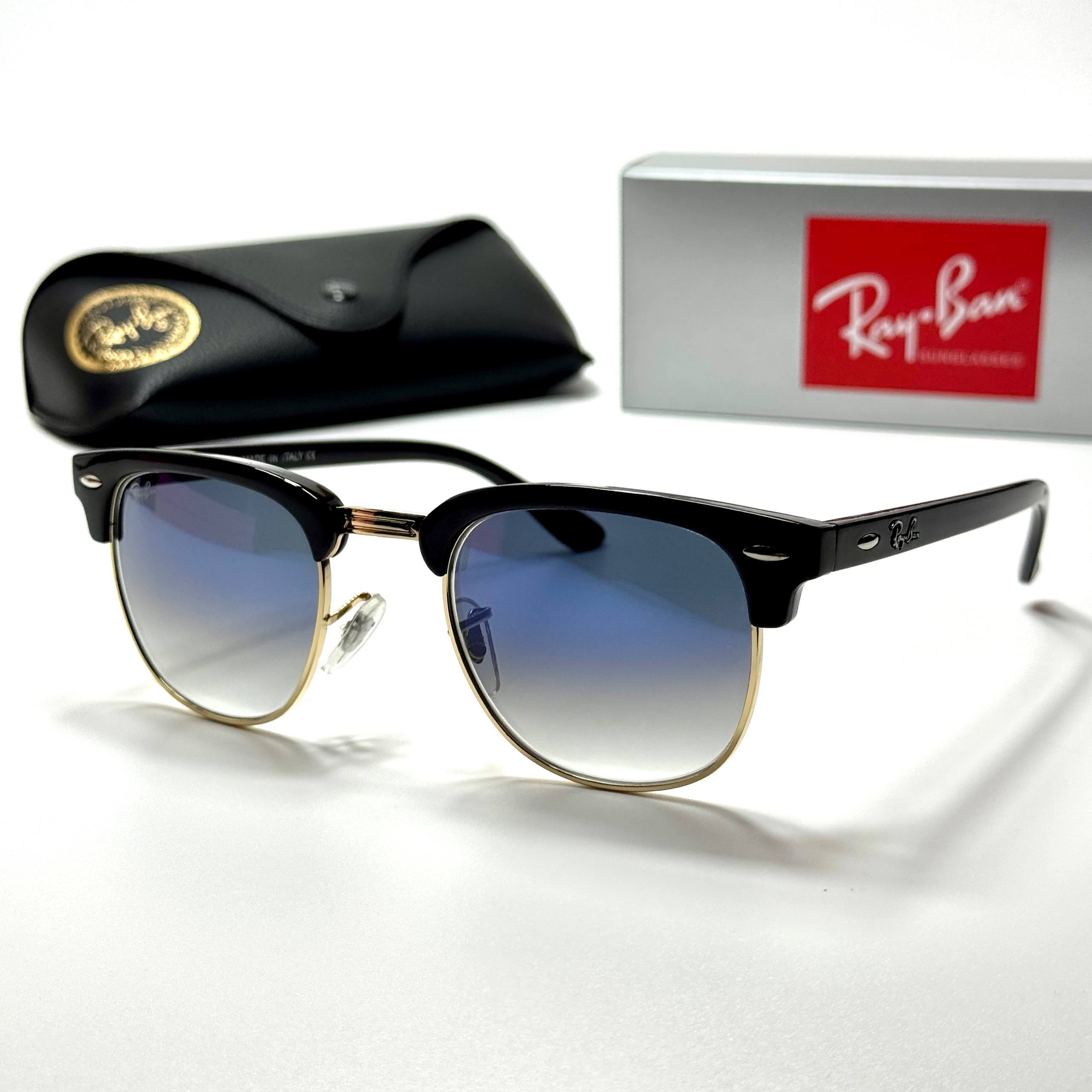 Ray-Ban Clubmaster RB3016 – Blue Gradient