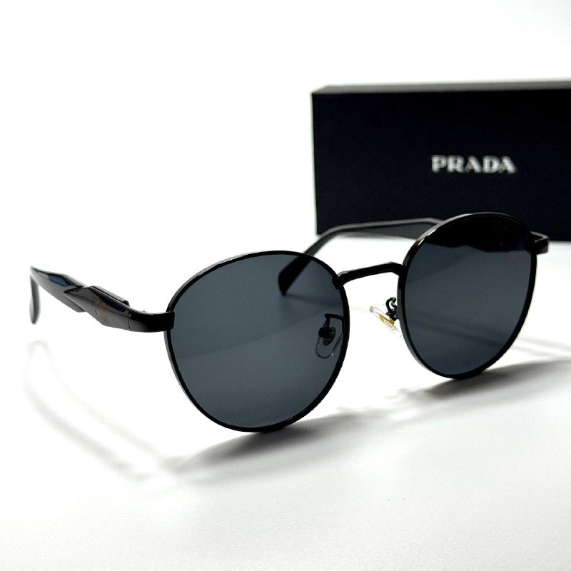 Prada Milano Round - Full Black