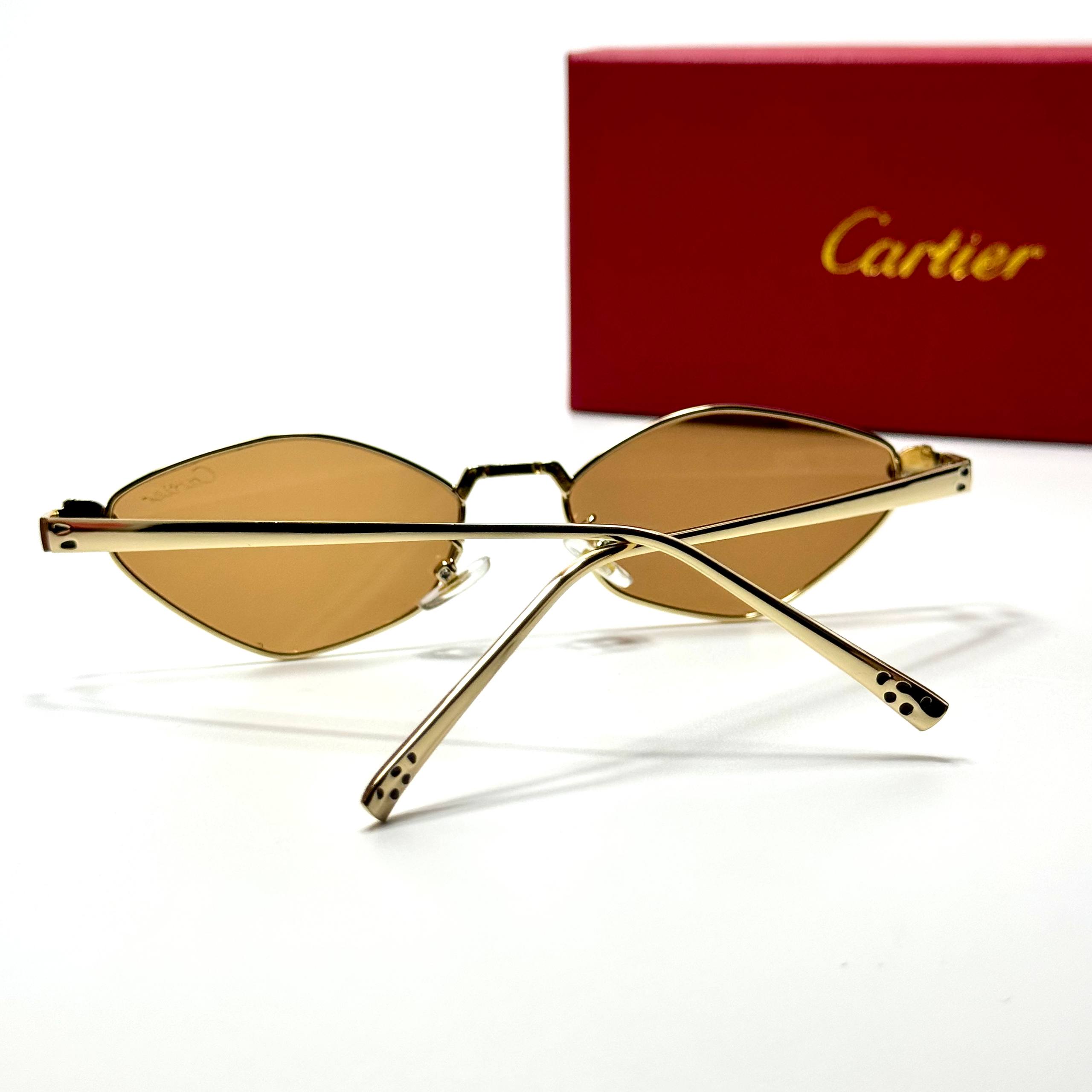 Cartier Panthère Geometric CT0432S – Gold Brown