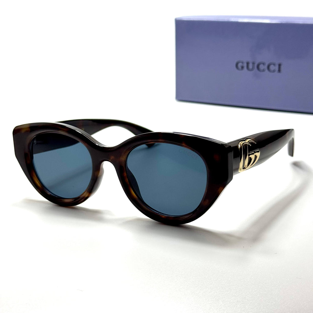 Gucci Cat-Eye GG1421S – Tortoise Blue